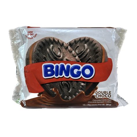 philippine price of bingo 10 pieces|BINGO DOUBLE CHOCO SANDWICH COOKIES 28GX10 .
